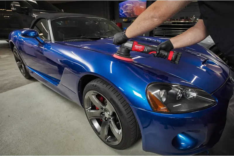 Aku excentrická leštička Milwaukee M18 FROP15-502X, leštící bruska 125 mm, 2x aku M18 B5 + nabíječka M12-18 FC, 4933478837 (MI4933478835)